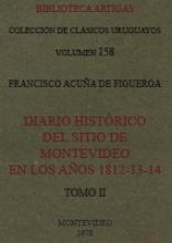 Portada de Diario histórico del sitio de Montevideo en los años 1812-13-14. v2