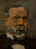 'Retrato de hombre (Pasteur)' de Joaquín Torres García