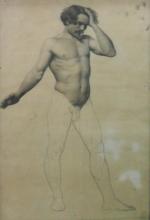 'Academia - desnudo' de Juan Manuel Blanes