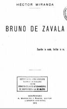 Portada de Bruno de Zavala