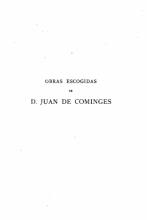 Portada de Obras escogidas de Don Juan de Cominges