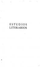 Portada de 'Estudios literarios' de Fracisco Bauzá
