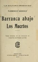 Portada de 'Barranca abajo ; Los muertos' de Florencio Sánchez