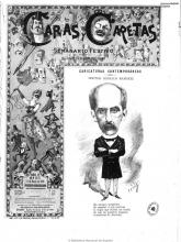 Portada de Caras y Caretas n° 25 | 4 de enero de 1891