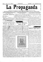 Página 1 de La Propaganda n16 - 10-oct-1911