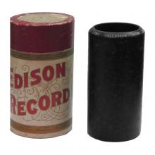 Fotografía de un cilindro Edison Records