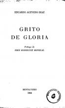 Portada de 'Grito de gloria' de Eduardo Acevedo Díaz