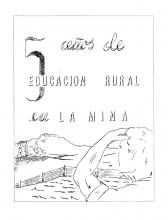 Portada de '5 años de educación rural en La Mina' de Miguel Soler