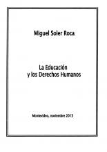 Portada de 'La Educacion y los Derechos Humanos' de Miguel Soler