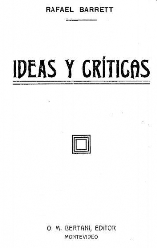 Portada de Ideas y críticas