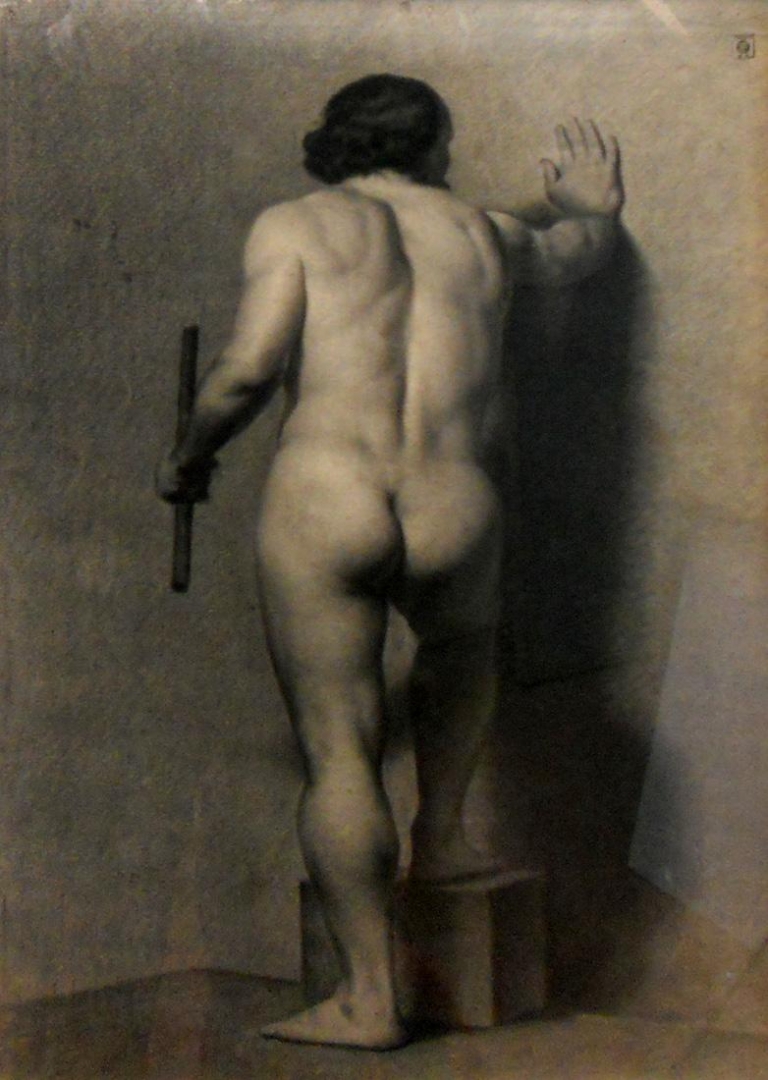 'Academia - desnudo' de Juan Manuel Blanes