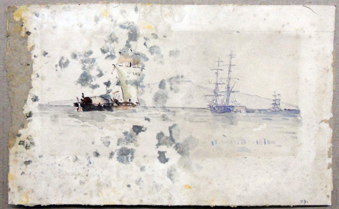 'Antiguo barco correo' de Manuel Larravide