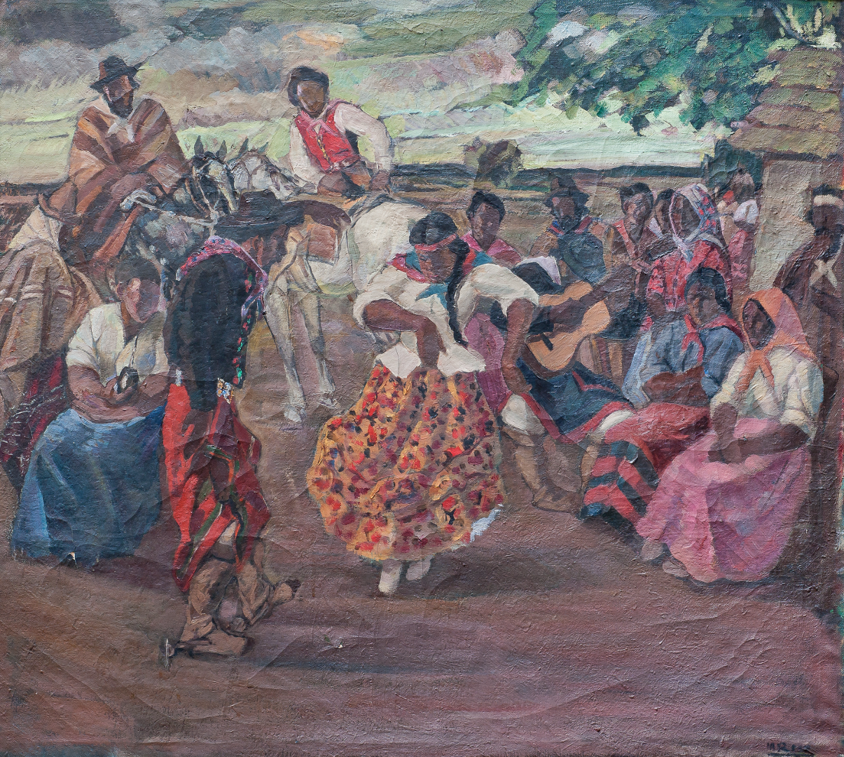'Baile criollo' de Manuel Rosé