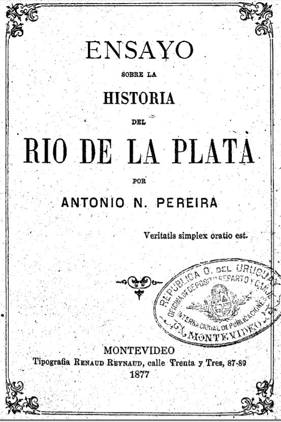 Portada de Ensayo sobre la historia del Río de la Plata