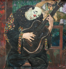 'Payaso con guitarra' de Manuel Rosé