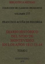 Portada de Diario histórico del sitio de Montevideo en los años 1812-13-14. v1