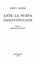Portada de Ante la nueva constitución