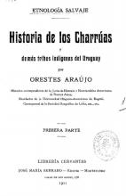 Portada de Historia de los charrúas y demás tribus indígenas del Uruguay