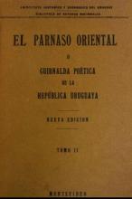 Portada de El parnaso oriental o guirnalda poética de la República Uruguaya. Tomo II