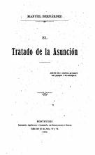 Portada de El tratado de la Asunción