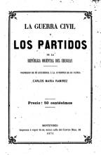 Portada de La guerra civil y los partidos de la República Oriental del Uruguay