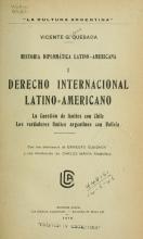 Portada de Historia diplomática latino-americana I [Vicente G. Quesada]