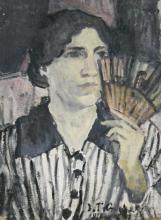 'Retrato (Sra. M. P. de Torres García)' de Joaquín Torres García