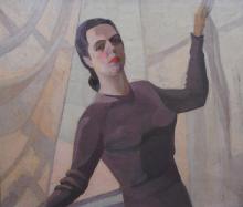 'Retrato de la pintora Petrona Viera' de Guillermo Laborde