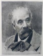 'Retrato de Giovanni Fattori' de Domingo Laporte