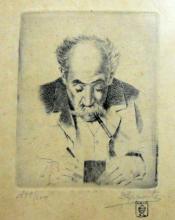 'Retrato de Giovanni Fattori' de Domingo Laporte