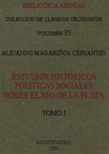 Portada de Estudios históricos, políticas sociales sobre el Río de la Plata. t1