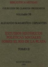 Portada de Estudios históricos, políticas sociales sobre el Río de la Plata. t2