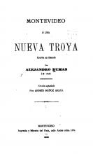 Portada de Montevideo ó Nueva Troya (de Alejandro Dumas)