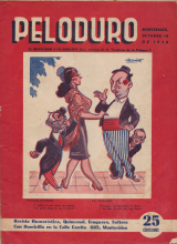 'Peloduro. 1era época. N° 151. El boticario y la chulapa (con música de la "Verbena de la Paloma")' de Julio E. Suárez (Peloduro)