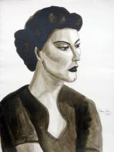 'Sin Título (retrato de señora)' de Petrona Viera