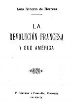Portada de La revolución francesa y Sud América