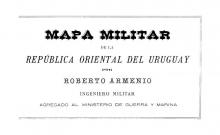 Portada de Mapa militar de la República Oriental del Uruguay