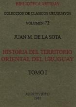 Portada de Historia del Territorio Oriental del Uruguay. T1