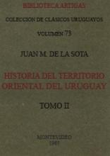 Portada de Historia del Territorio Oriental del Uruguay. T2
