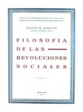 Portada de Filosofia de las revoluciones sociales