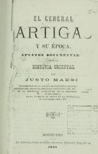 Portada de 'El general Artigas y su época. Tomos 1, 2 y 3' de Justo Maeso