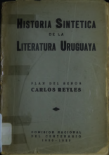 Portada de "Historia sintética de la literatura uruguaya. Volumen 2" de Carlos Reyles