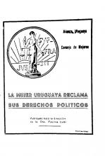 Portada del libro La mujer uruguaya reclama sus derechos políticos