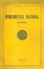Portada de 'Apuntes sobre numismática nacional' de Francisco N. Oliveres