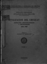 Portada de 'Civilización del Uruguay. Tomo 1' de Horacio Arredondo