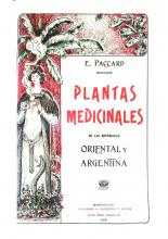 Portada de 'Plantas medicinales de las Repúblicas Oriental y Argentina' de Ernesto Paccard
