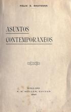 Portada de 'Asuntos contemporáneos' de Félix B. Basterra
