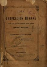 Portada de 'Idea de la perfeccion humana' de Gregorio Pérez Gomar