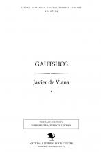 Portada de 'Gautshos' de Javier de Viana