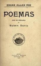 Portada de 'Poemas (de Edgar Allan Poe)' de Alberto Lasplaces